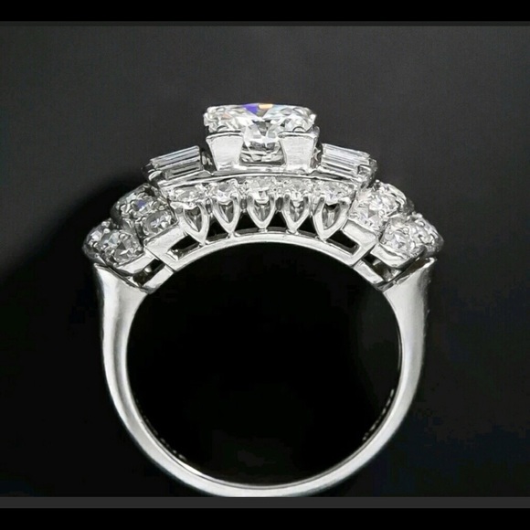 Style Sterling Silver With White Topaz Ring - Picture 3 of 8